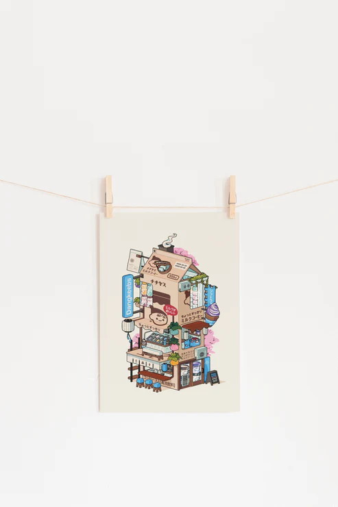 DK x Voz Art - おいしい Sweets Print
