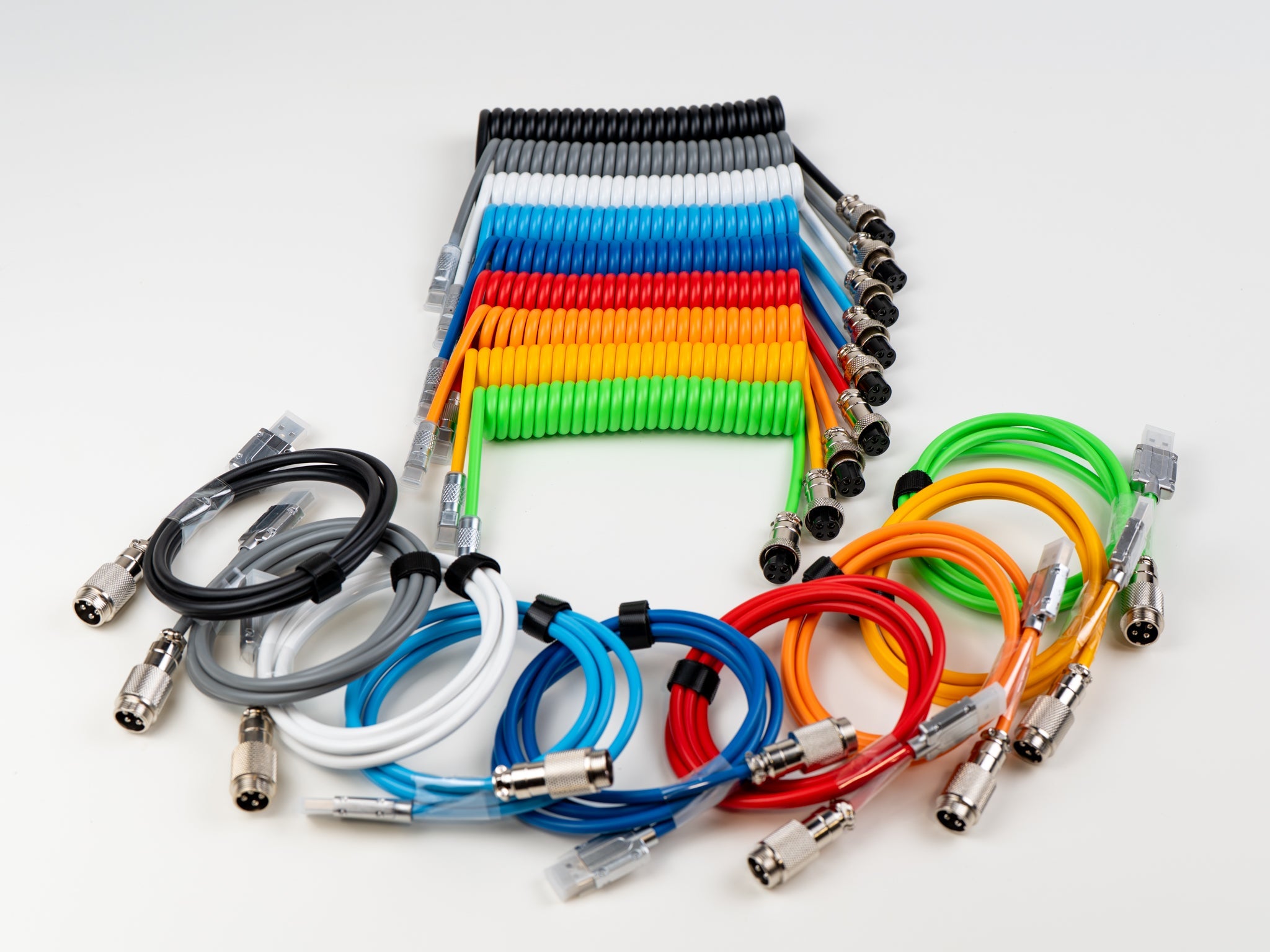 Coiled Aviator Cables