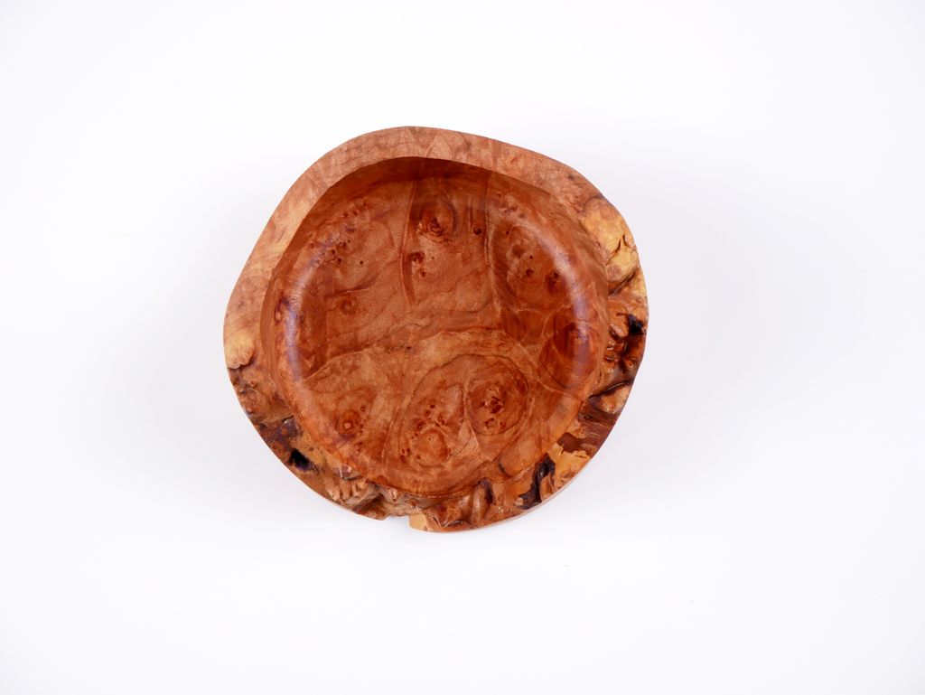 Live Edge Wood Burl Tray by FNCTL.CO