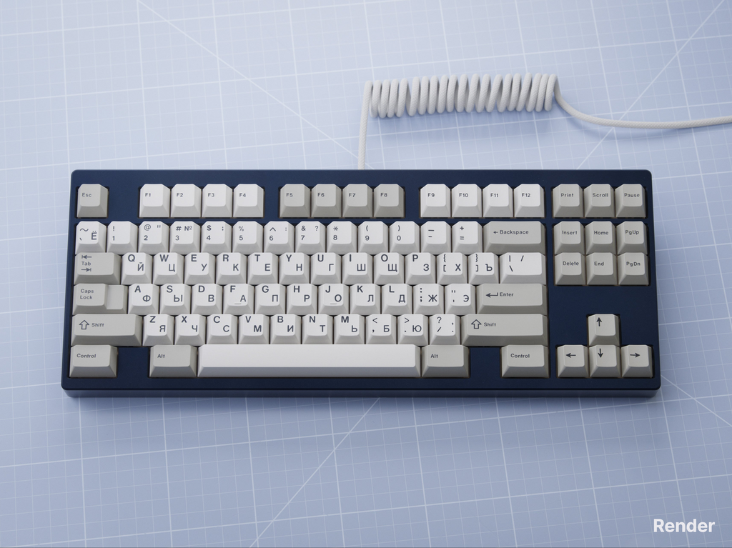 GMK Cyrillic Beige & WoB