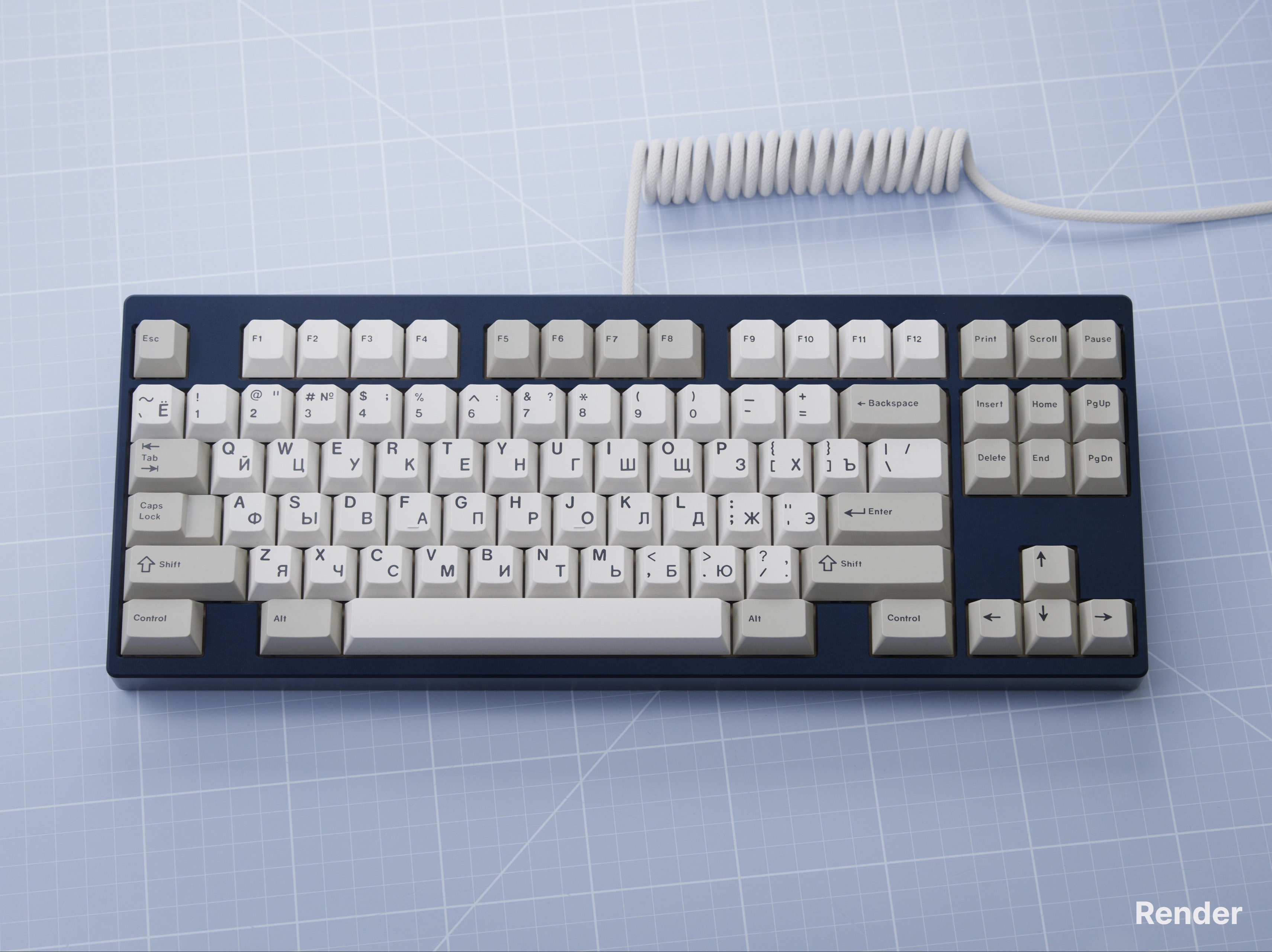 GMK Cyrillic Beige & WoB