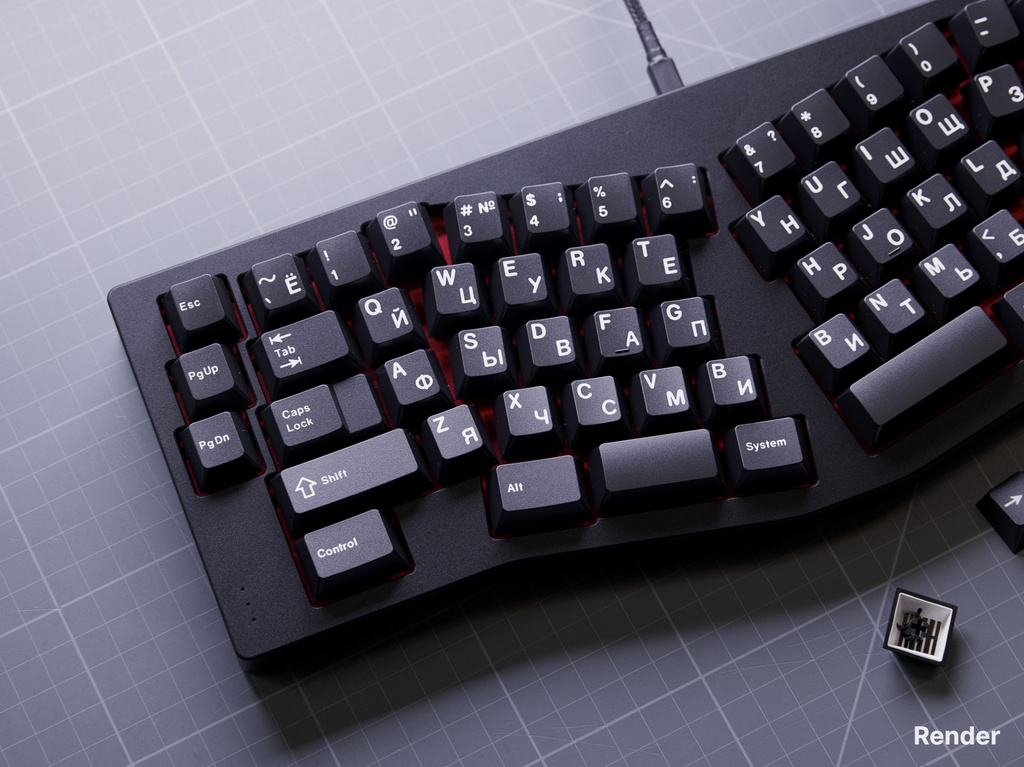GMK Cyrillic Beige & WoB