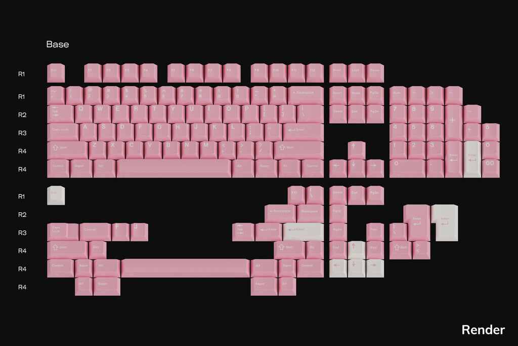 GMK Peach Blossom R2
